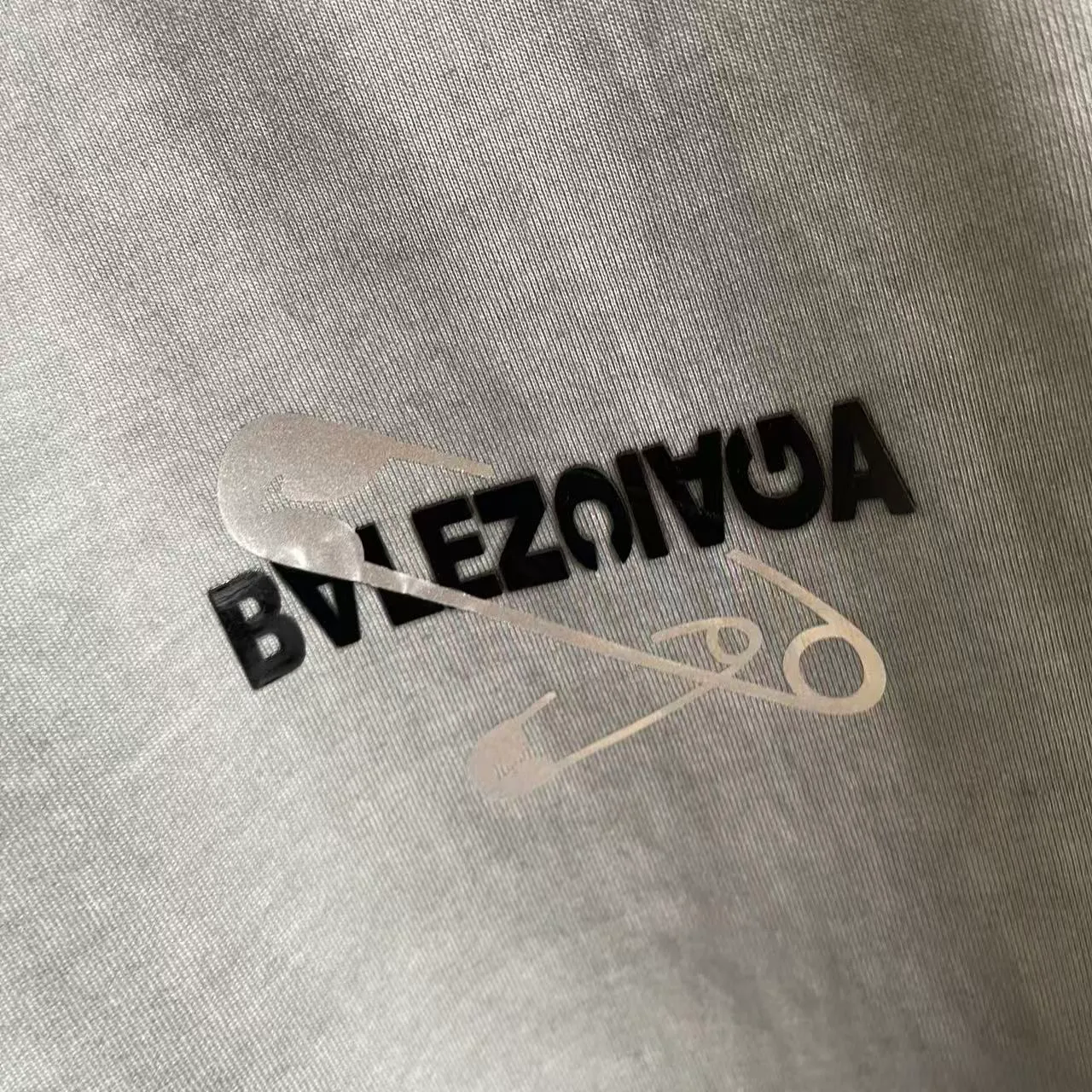 BALENCI*GA 2026 New Arrival logo 320g T Same Style Size：S M L XL XXL ：Black White Gray